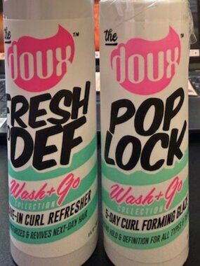 Doux Pop Lock & Fresh Def Wash and Go Set (New)